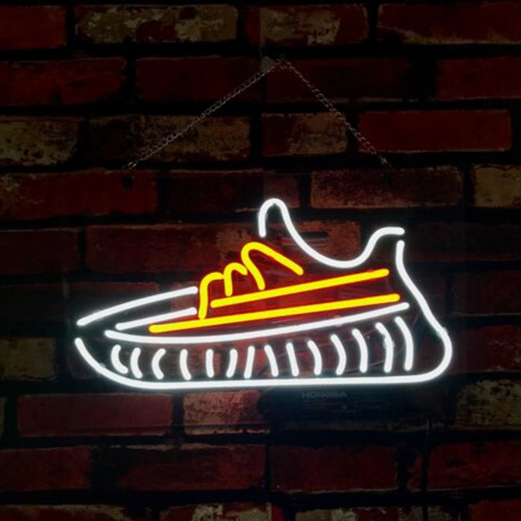 Personalized Waterproof Neon Sign LED Sneaker Shoes Shape Neon Lightlamp Luminous