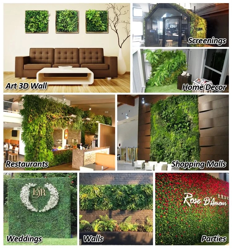 Hot Products UV Protected Vertical Wall Garden Art with Foliage