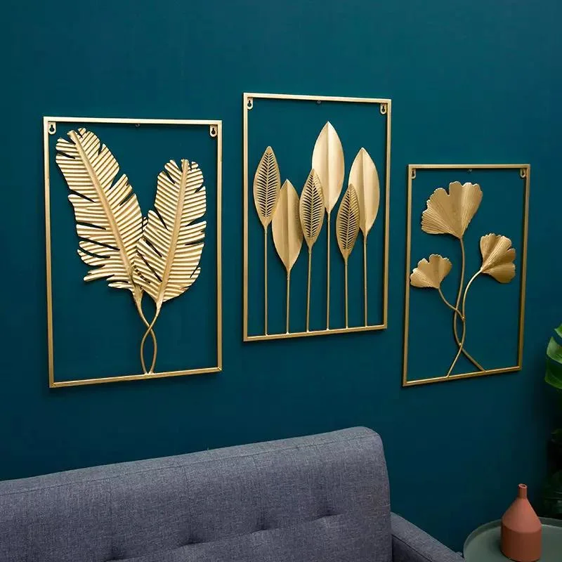 Model Metal Wall Hanging Decoration Luxury Office Mirror Craft Designs Wall Arts