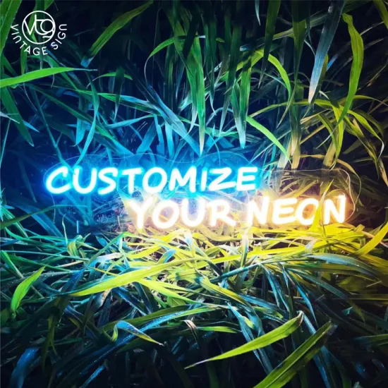 En gros Chine Usine Dropshipping Acrylique Conseil Personnalisé Personnalisé Lumière Nom Lettre Présent Flex LED Personnalisé Enseigne Au Néon